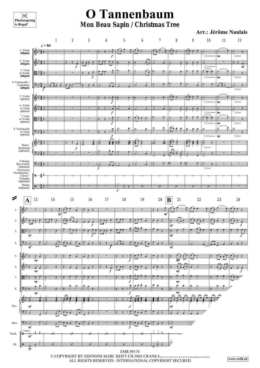 O Tannenbaum O Tannenbaum Score scores gallery preview page 4