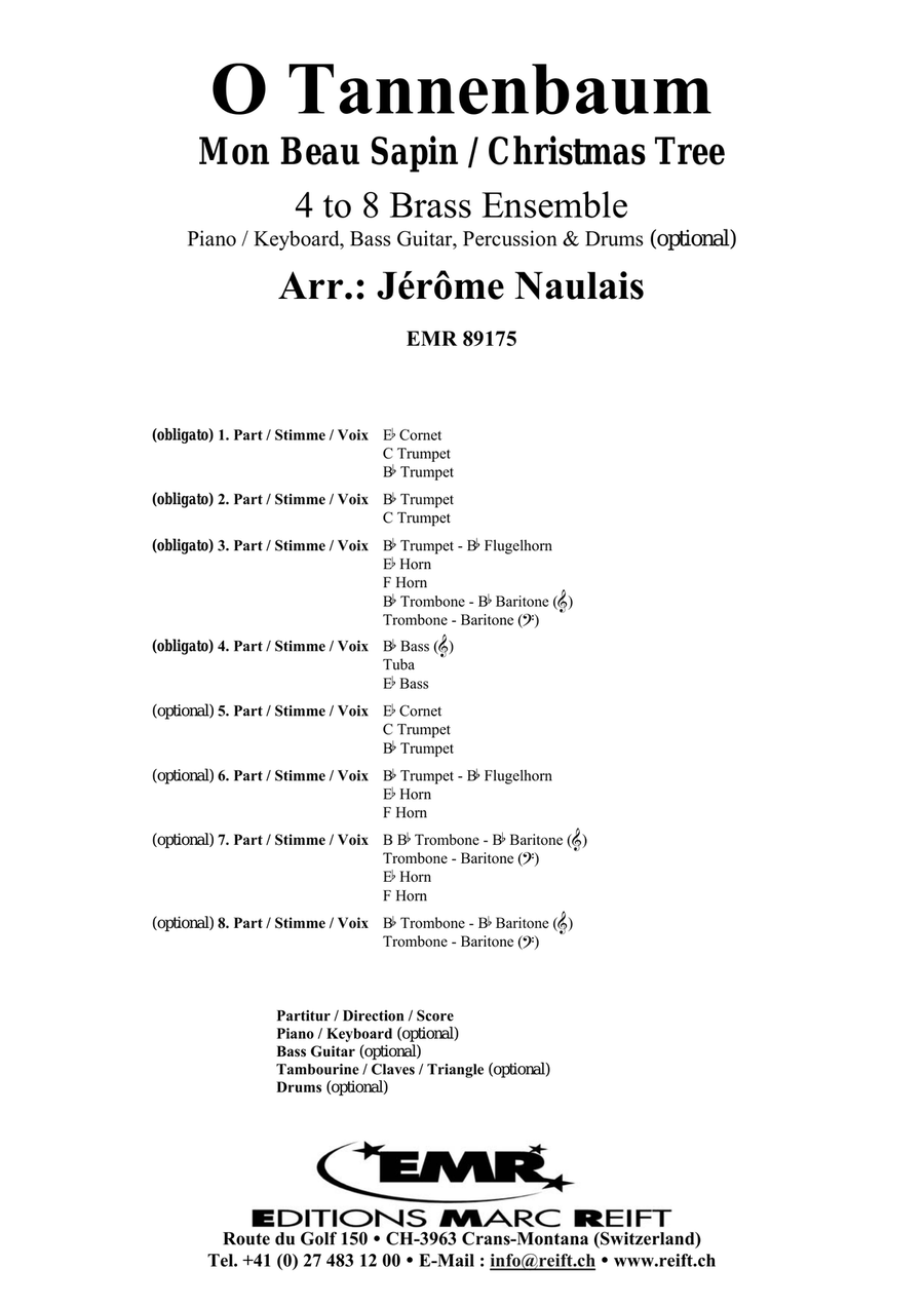 O Tannenbaum O Tannenbaum Score scores gallery preview page 2
