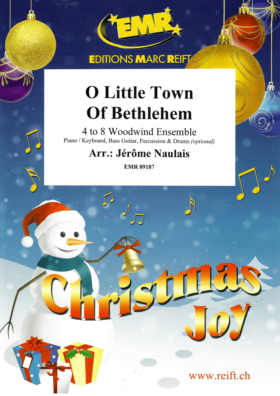 O Little Town Of Bethlehem Woodwind Ensemble scores gallery preview page 1