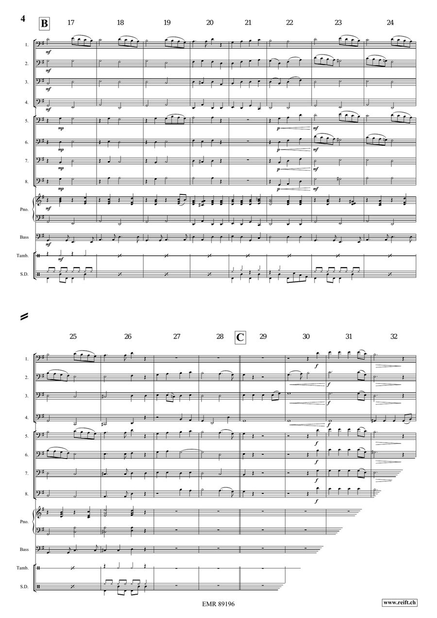 Les Anges Dans Nos Campagnes Bassoon scores gallery preview page 5
