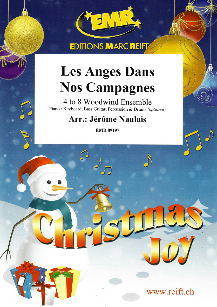 Les Anges Dans Nos Campagnes Woodwind Ensemble scores gallery preview page 1