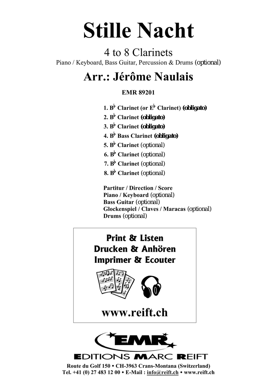 Stille Nacht Stille Nacht Clarinet scores gallery preview page 2