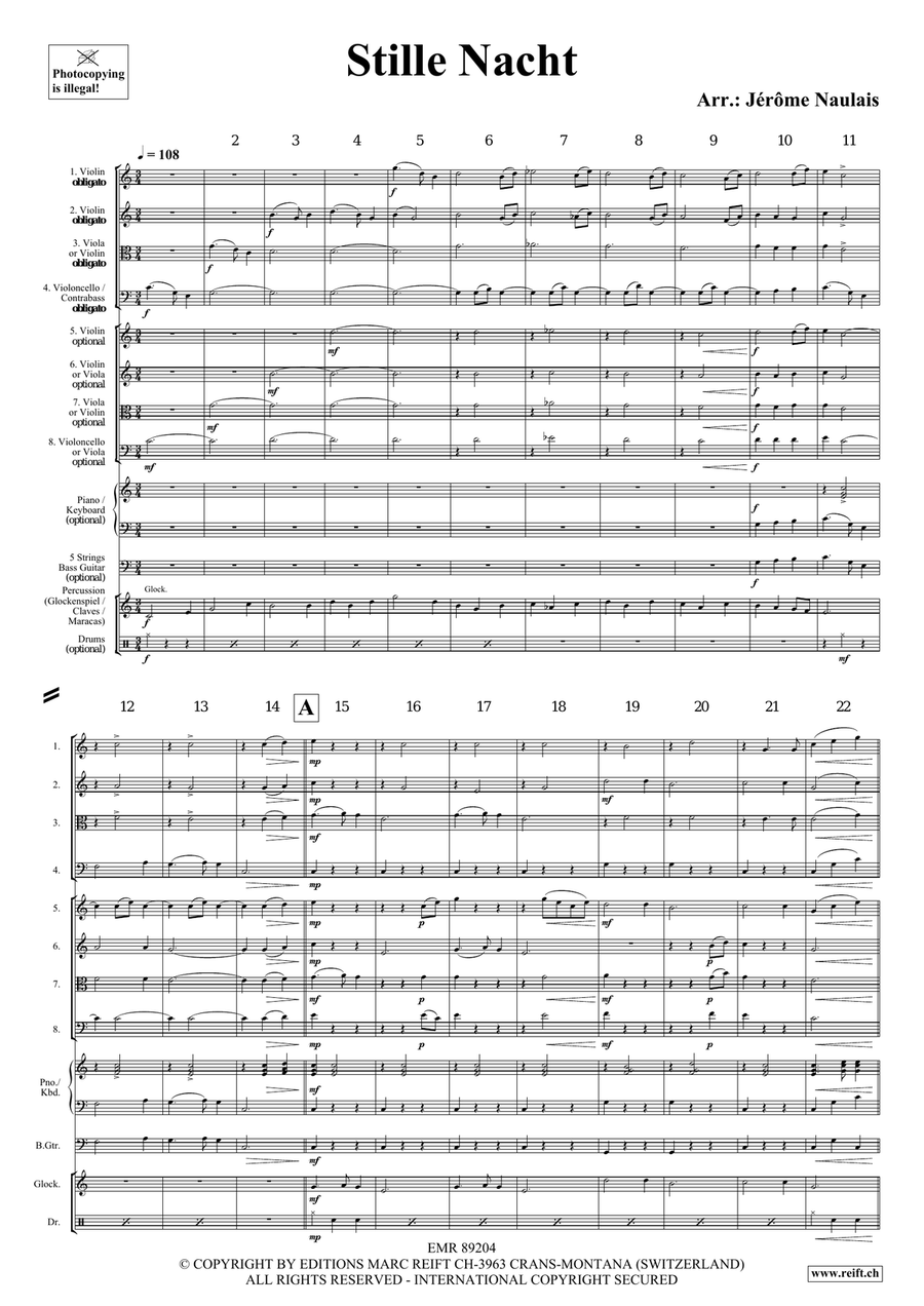Stille Nacht Stille Nacht Score scores gallery preview page 4