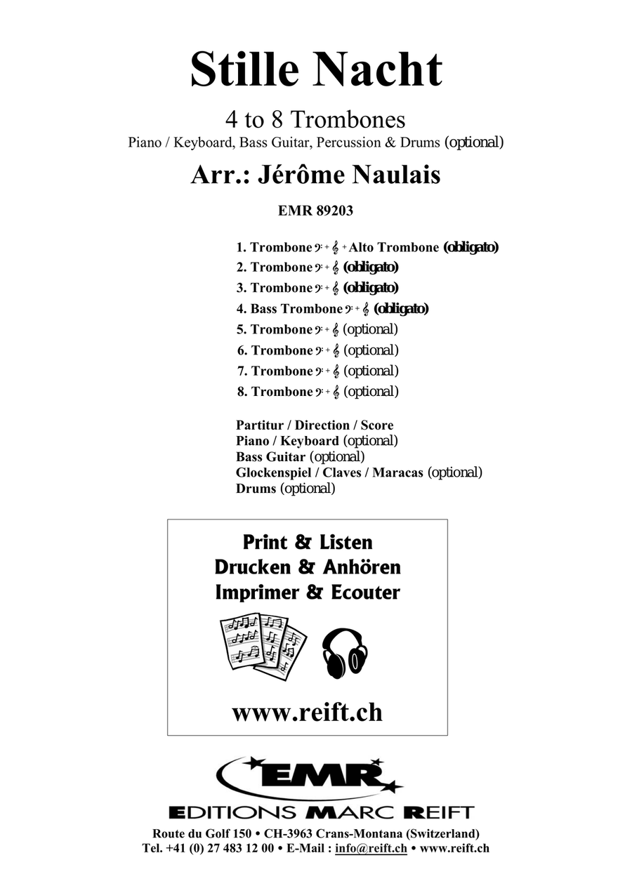 Stille Nacht Stille Nacht Trombone scores gallery preview page 2