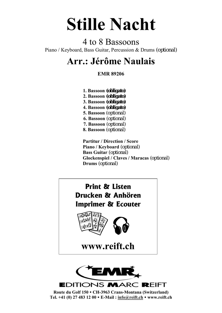 Stille Nacht Stille Nacht Bassoon scores gallery preview page 2