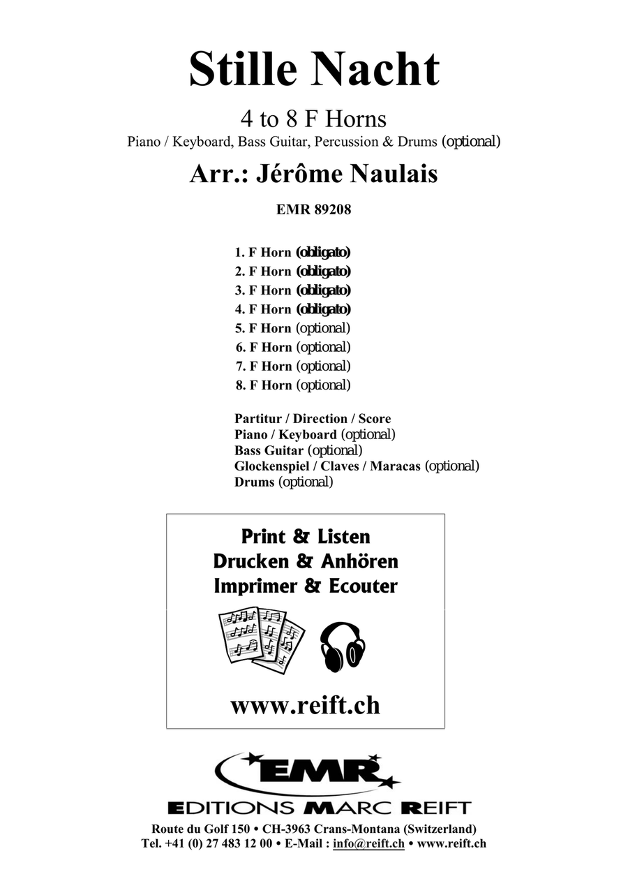 Stille Nacht Stille Nacht Horn scores gallery preview page 2