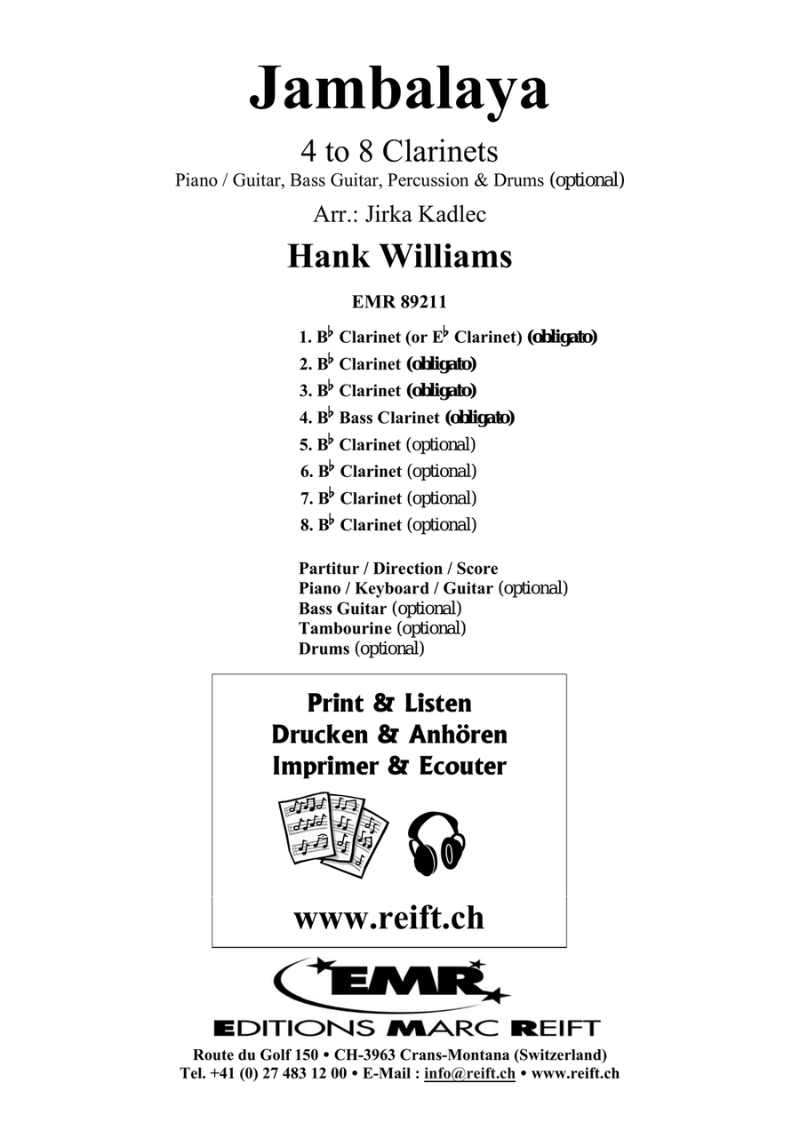 Jambalaya Jambalaya Clarinet scores gallery preview page 2