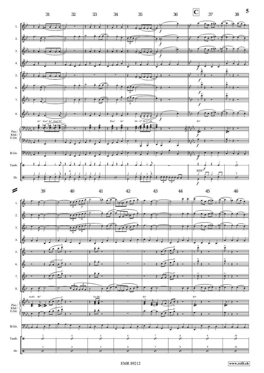Jambalaya Jambalaya Saxophone scores gallery preview page 6