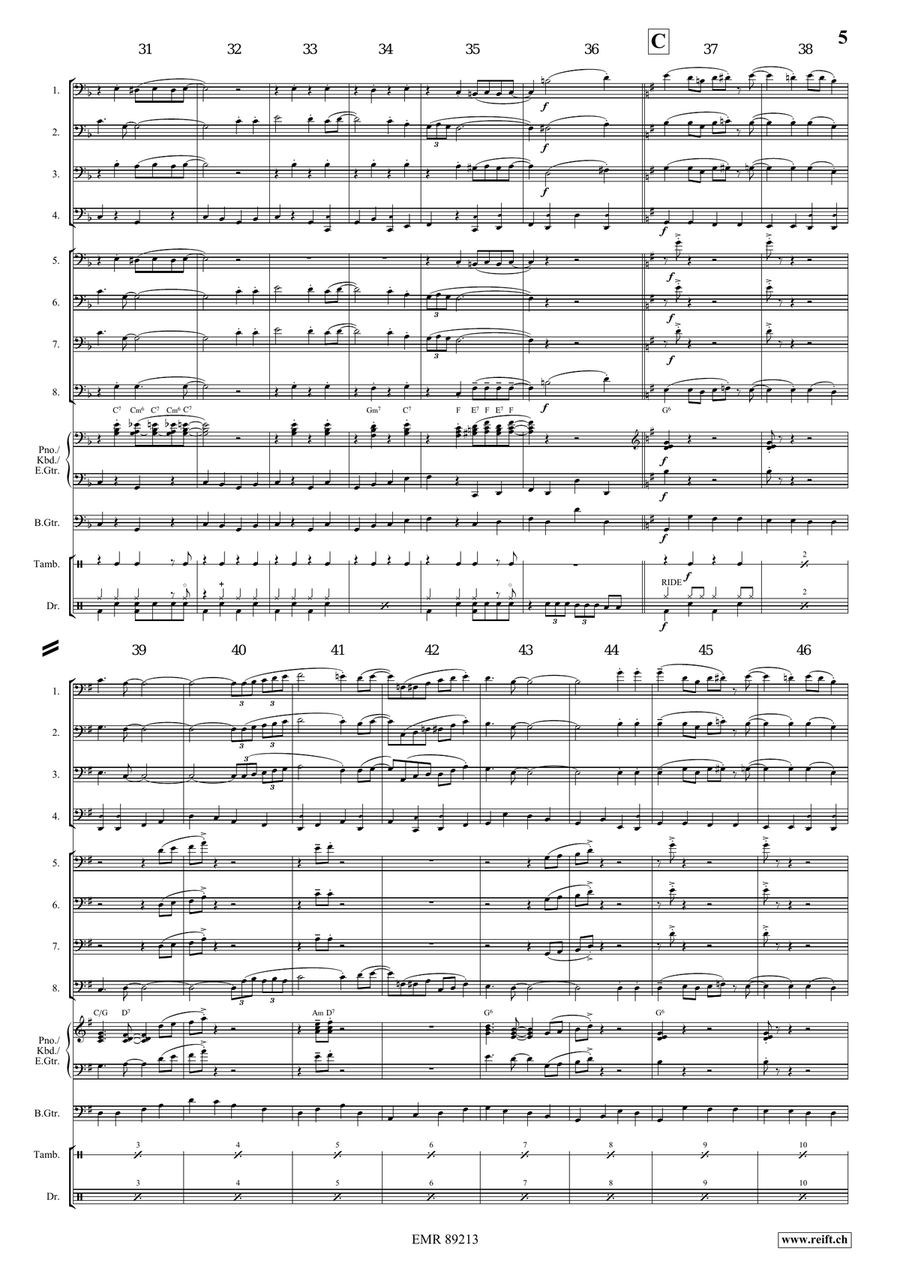 Jambalaya Jambalaya Trombone scores gallery preview page 6
