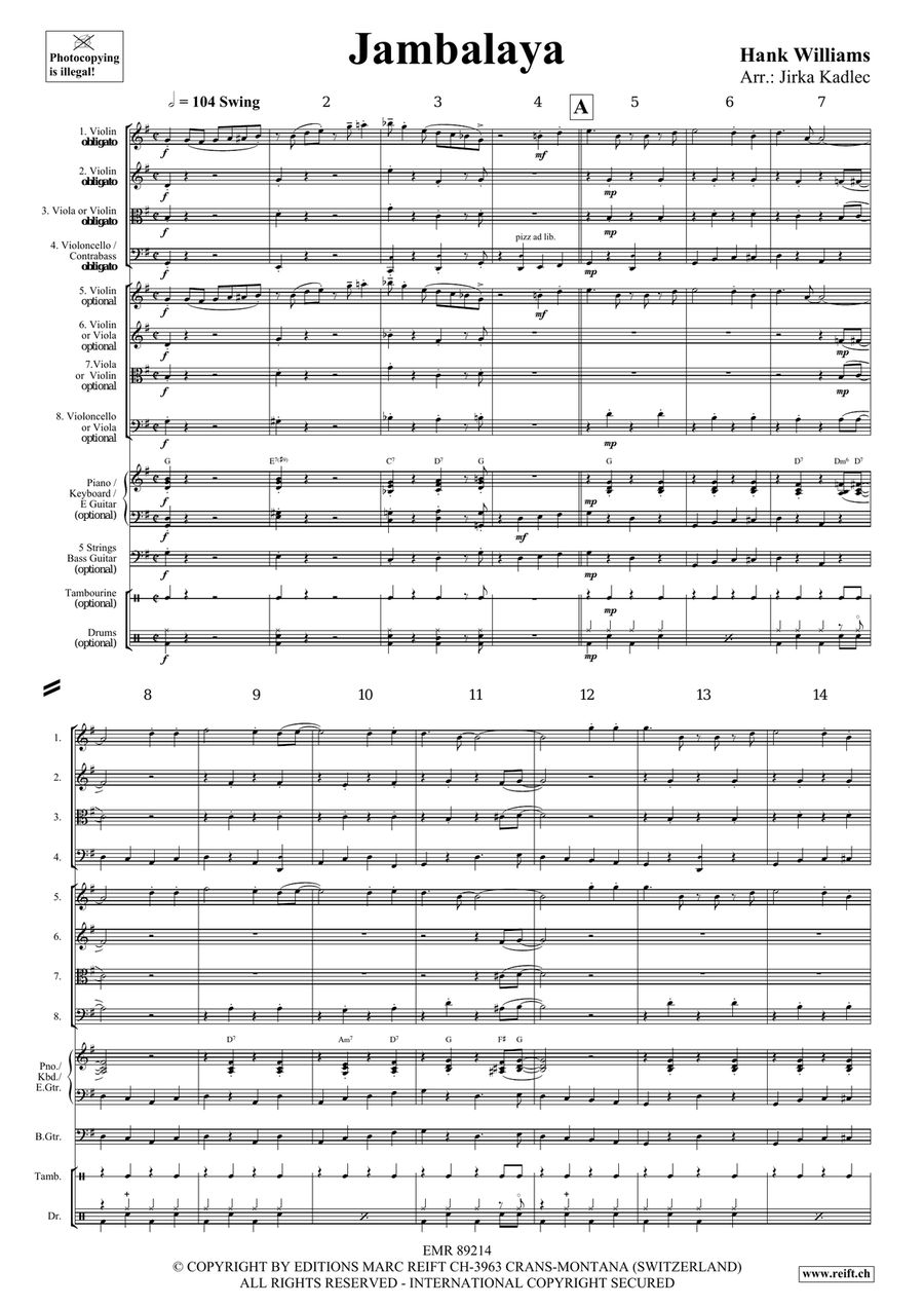 Jambalaya Jambalaya Score scores gallery preview page 4