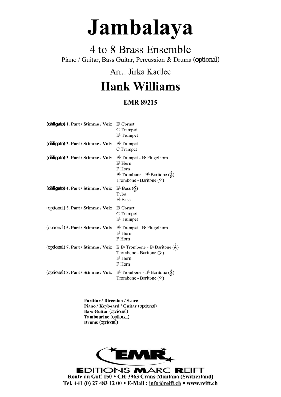 Jambalaya Jambalaya Score scores gallery preview page 2
