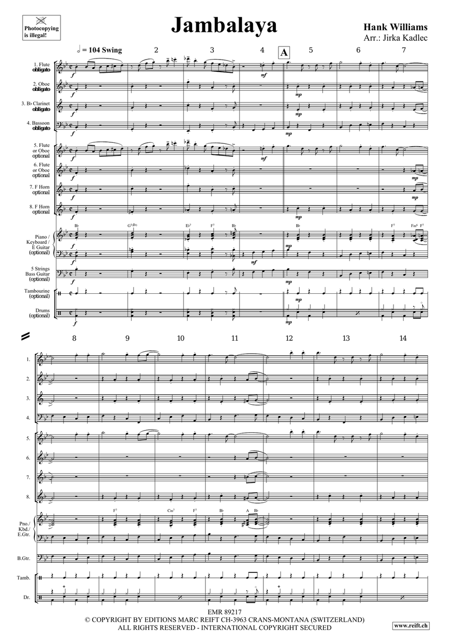 Jambalaya Jambalaya Woodwind Ensemble scores gallery preview page 4