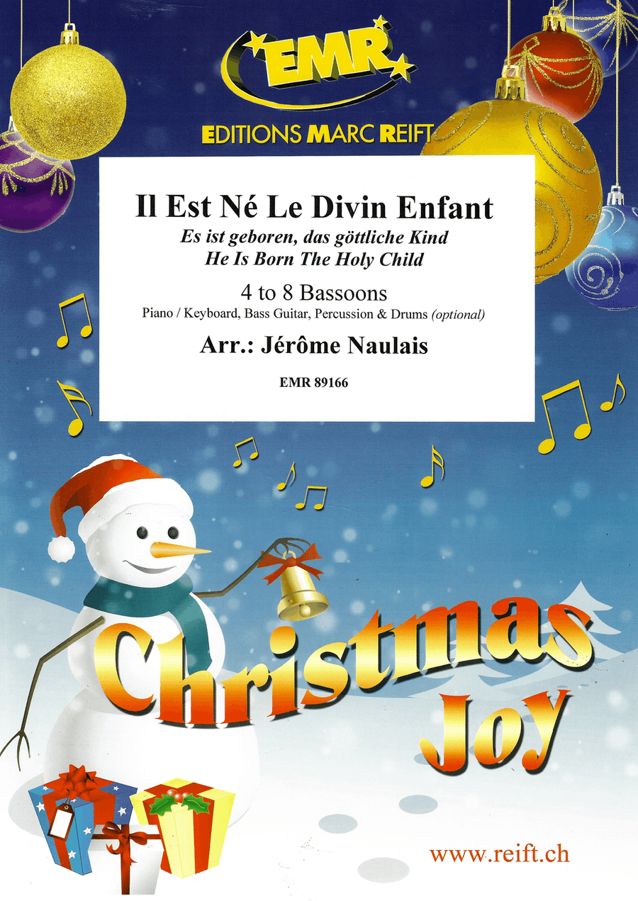 Il Est Né Le Divin Enfant Bassoon scores gallery preview page 1