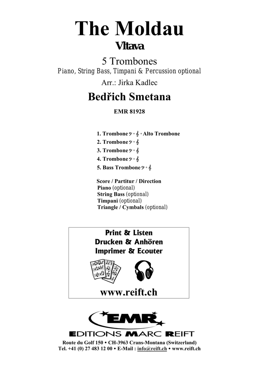 The Moldau The Moldau Trombone scores gallery preview page 2