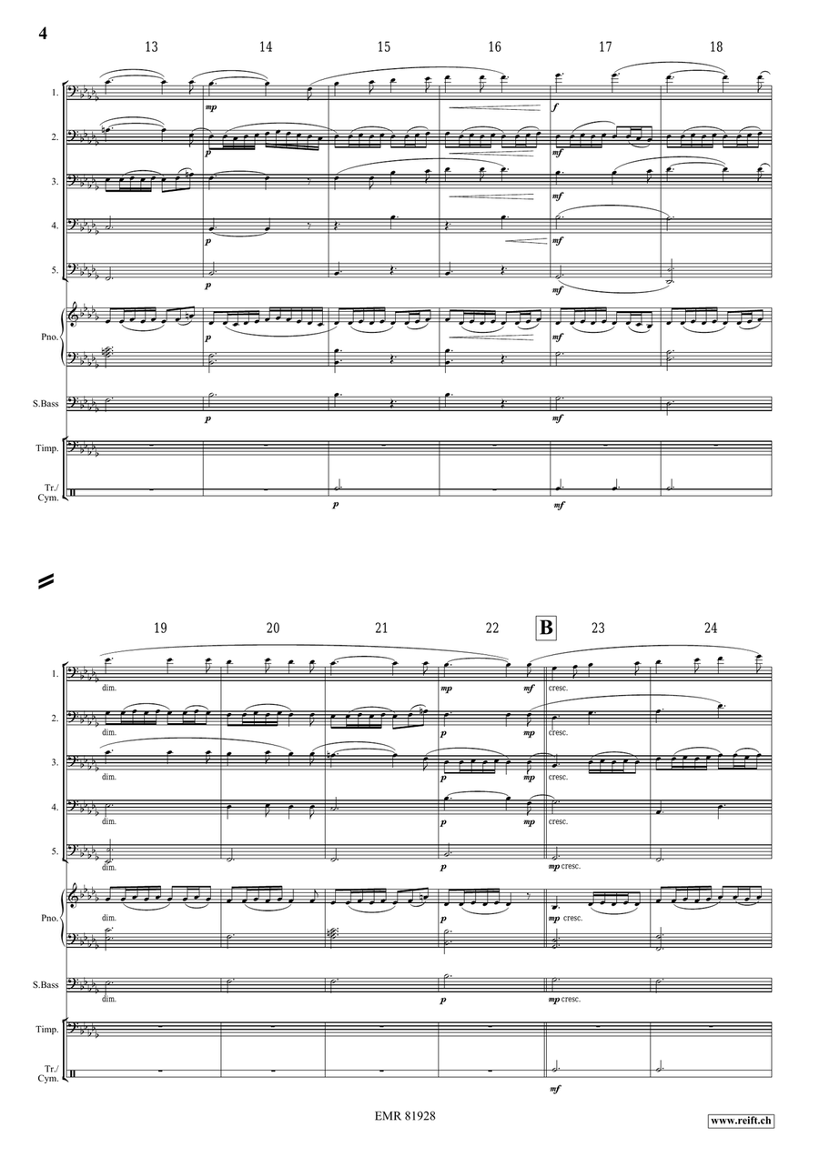 The Moldau The Moldau Trombone scores gallery preview page 4