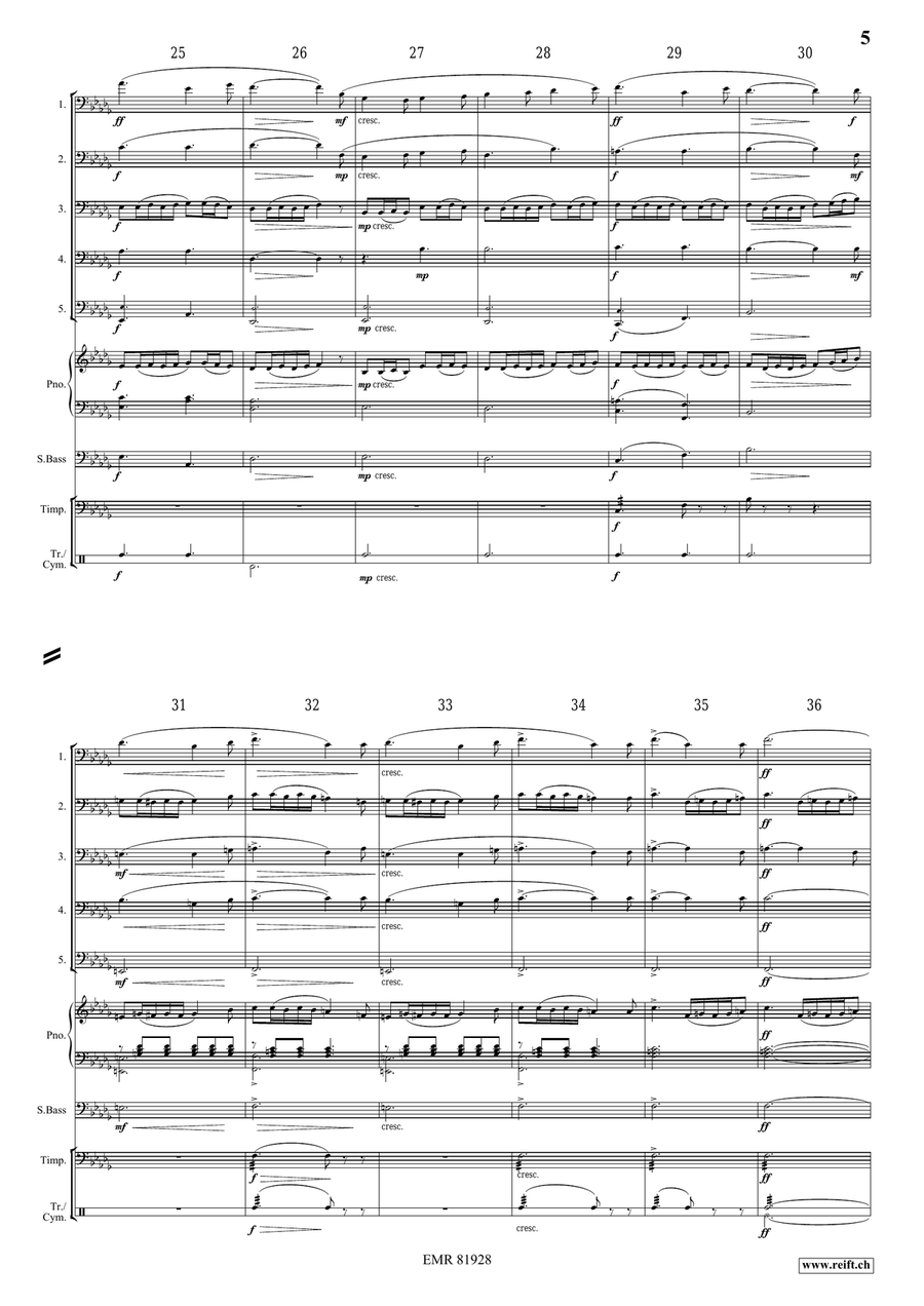 The Moldau The Moldau Trombone scores gallery preview page 5