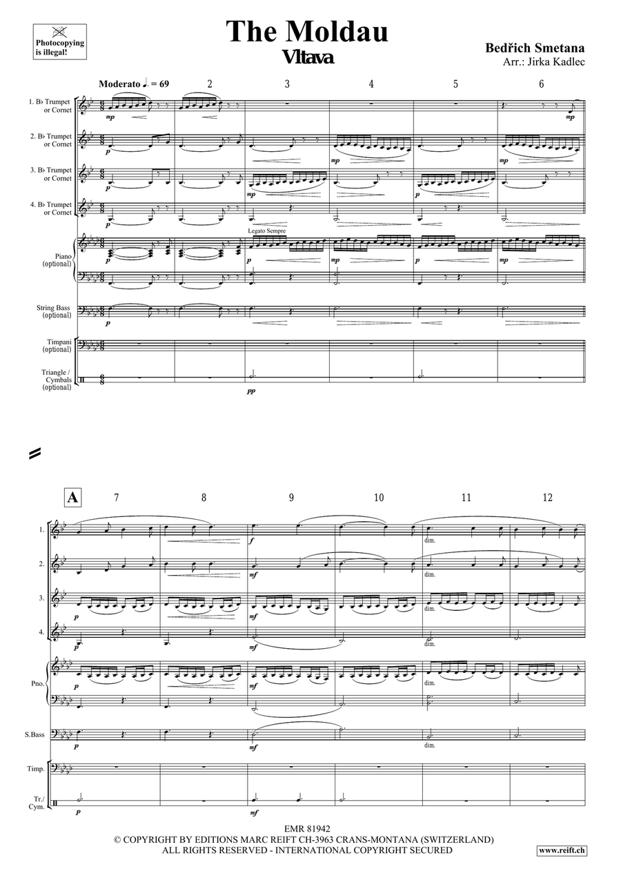 The Moldau The Moldau Cornet scores gallery preview page 3