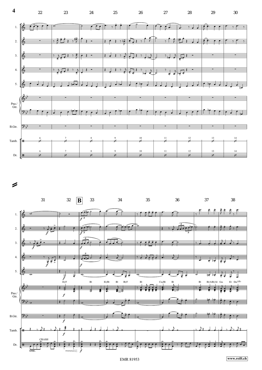 There's A Great Day Coming Clarinet Quintet scores gallery preview page 4