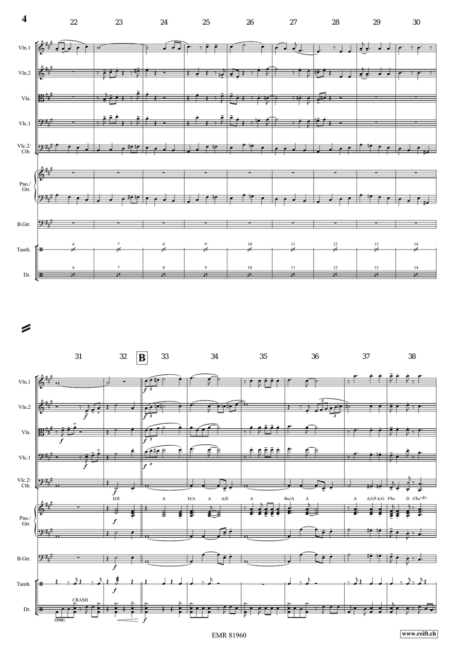 There's A Great Day Coming String Orchestra scores gallery preview page 4