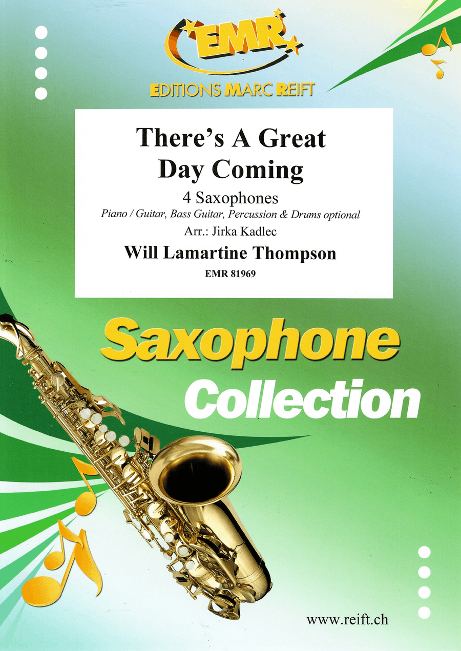 There's A Great Day Coming Saxophone Quartet scores gallery preview page 1