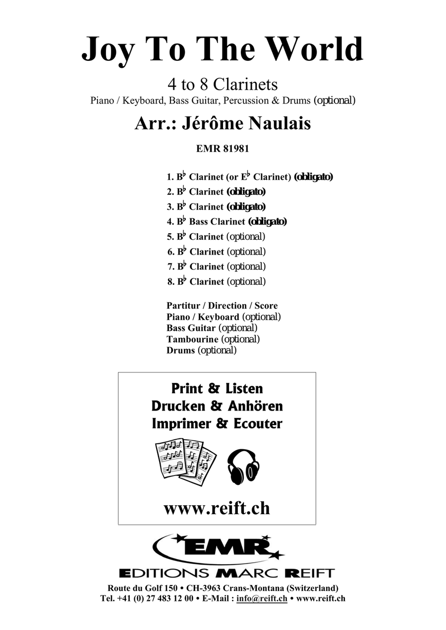 Joy To The World Joy To The World Clarinet scores gallery preview page 2