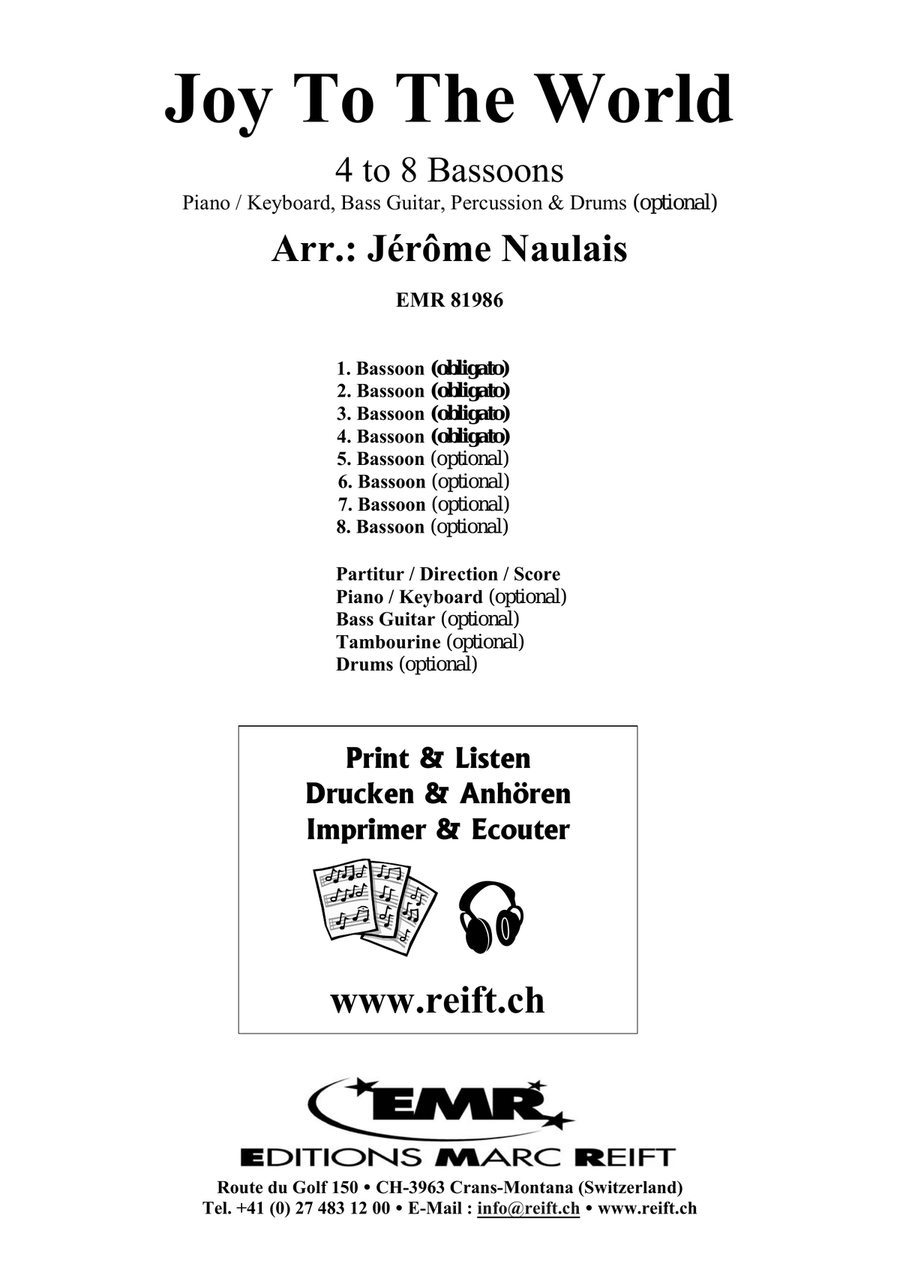 Joy To The World Joy To The World Bassoon scores gallery preview page 2