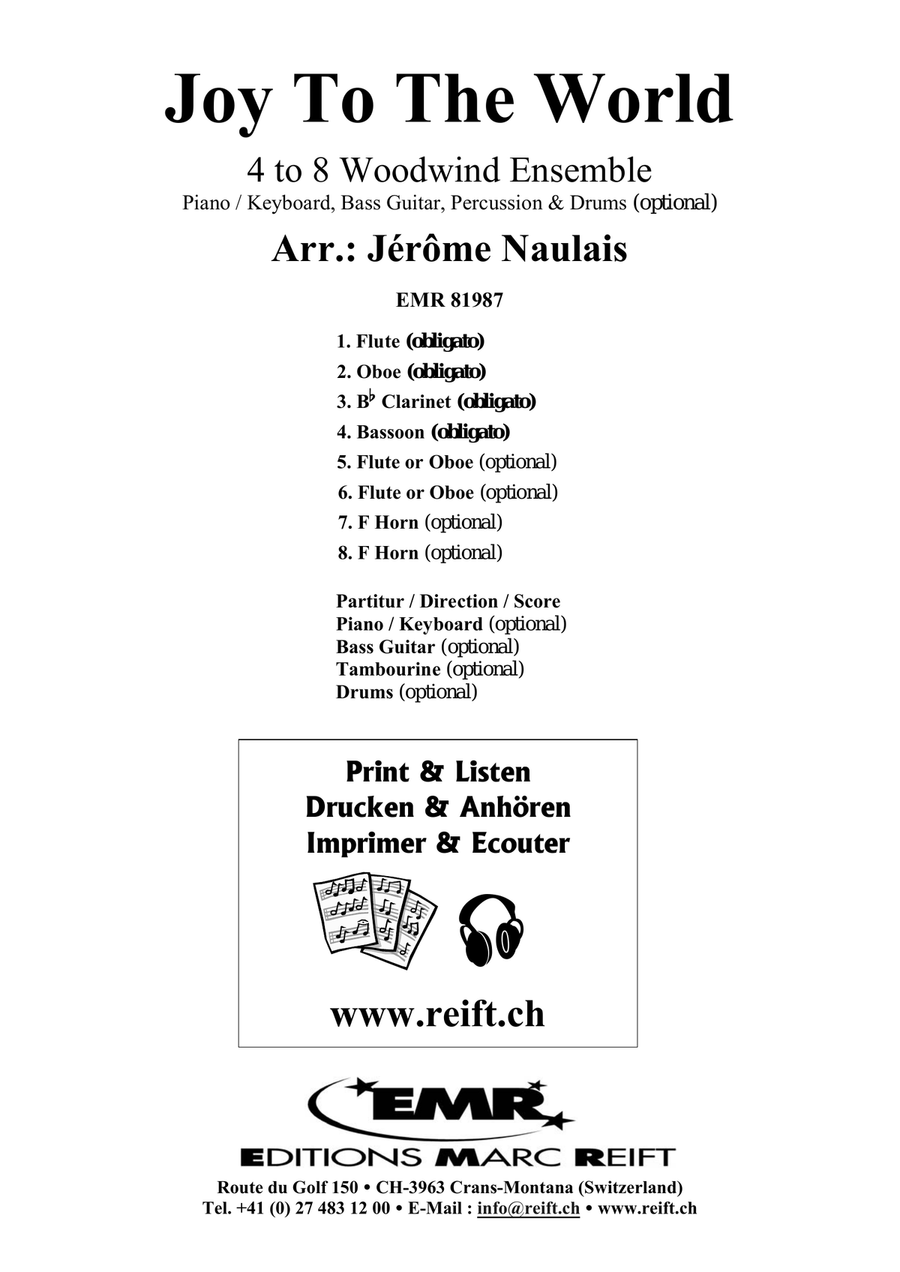 Joy To The World Joy To The World Woodwind Ensemble scores gallery preview page 2