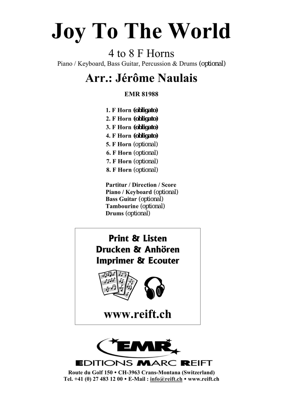Joy To The World Joy To The World Horn scores gallery preview page 2