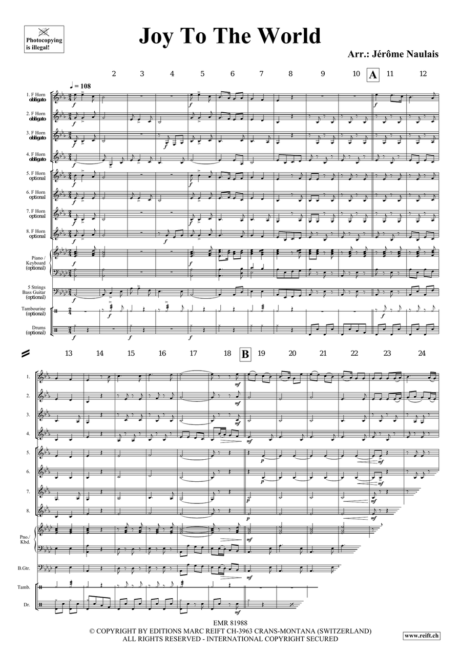 Joy To The World Joy To The World Horn scores gallery preview page 4