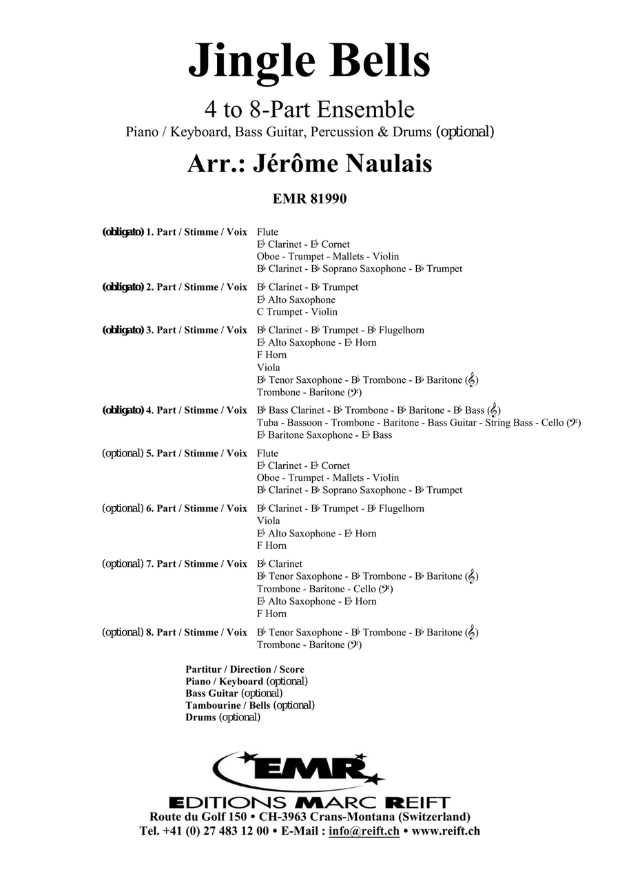 Jingle Bells Jingle Bells Score scores gallery preview page 2