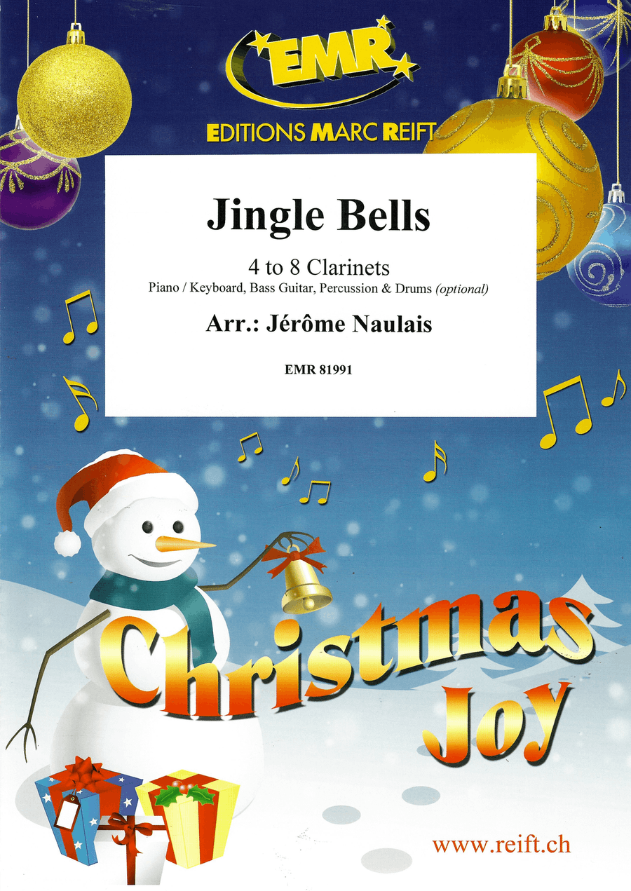 Jingle Bells Jingle Bells Clarinet scores gallery preview page 1