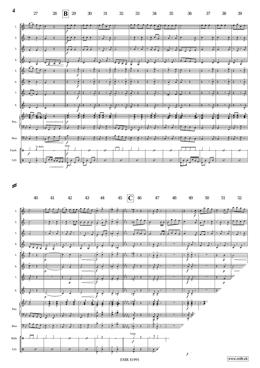 Jingle Bells Jingle Bells Clarinet scores gallery preview page 5