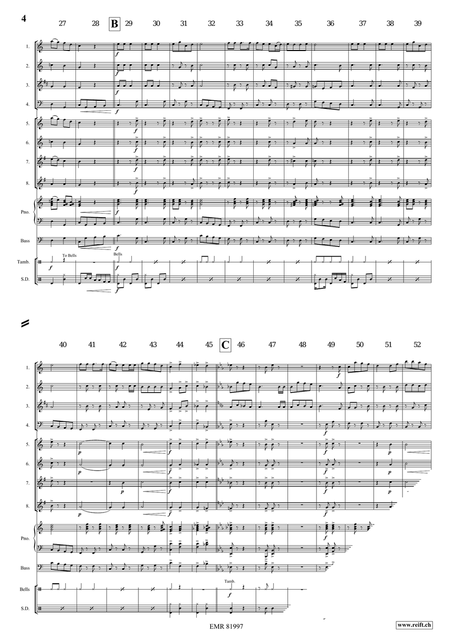 Jingle Bells Jingle Bells Woodwind Ensemble scores gallery preview page 5
