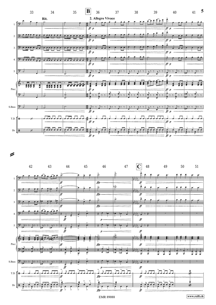 Epic Fantasy Epic Fantasy Trombone scores gallery preview page 6