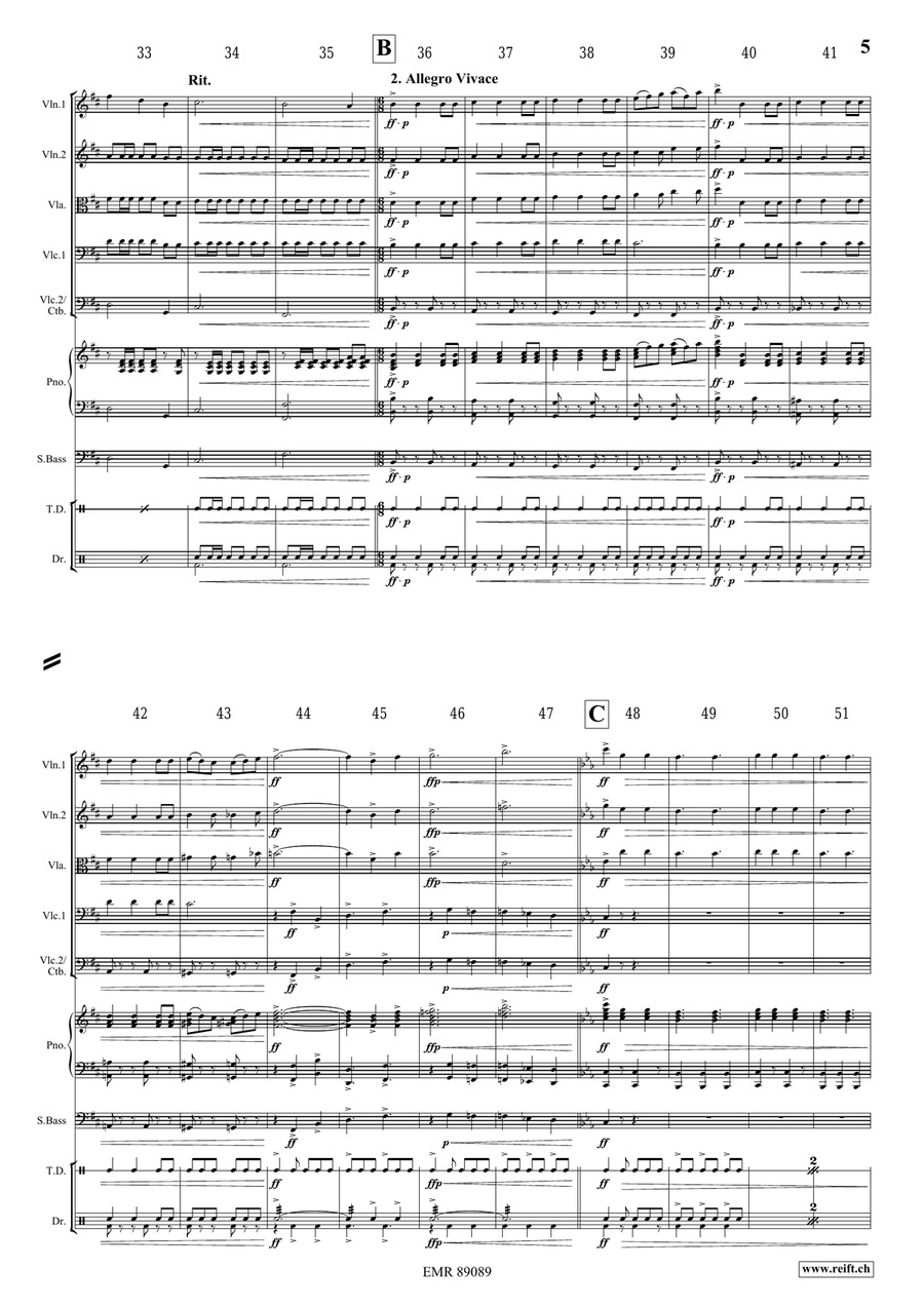 Epic Fantasy Epic Fantasy String Quintet scores gallery preview page 6
