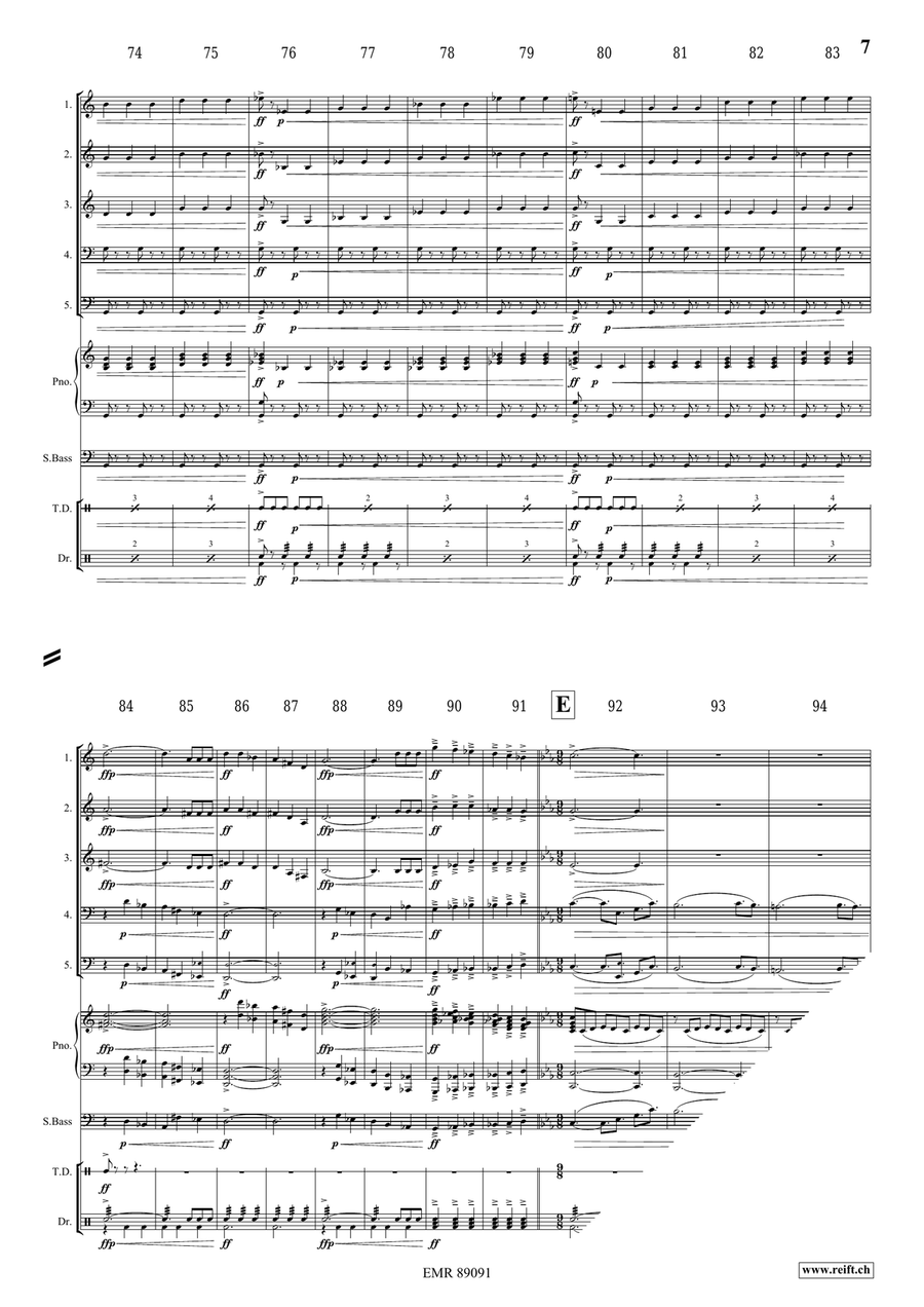 Epic Fantasy Woodwind Quintet scores gallery preview page 8