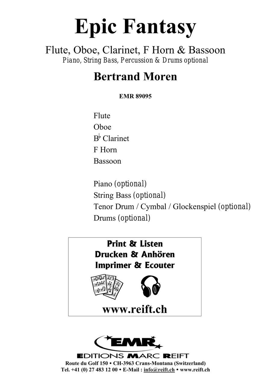 Epic Fantasy Epic Fantasy Woodwind Quintet scores gallery preview page 2