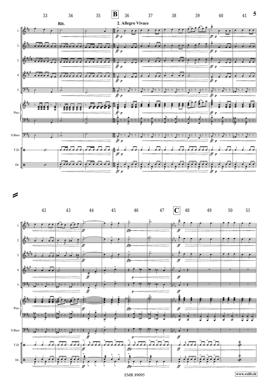 Epic Fantasy Epic Fantasy Woodwind Quintet scores gallery preview page 6