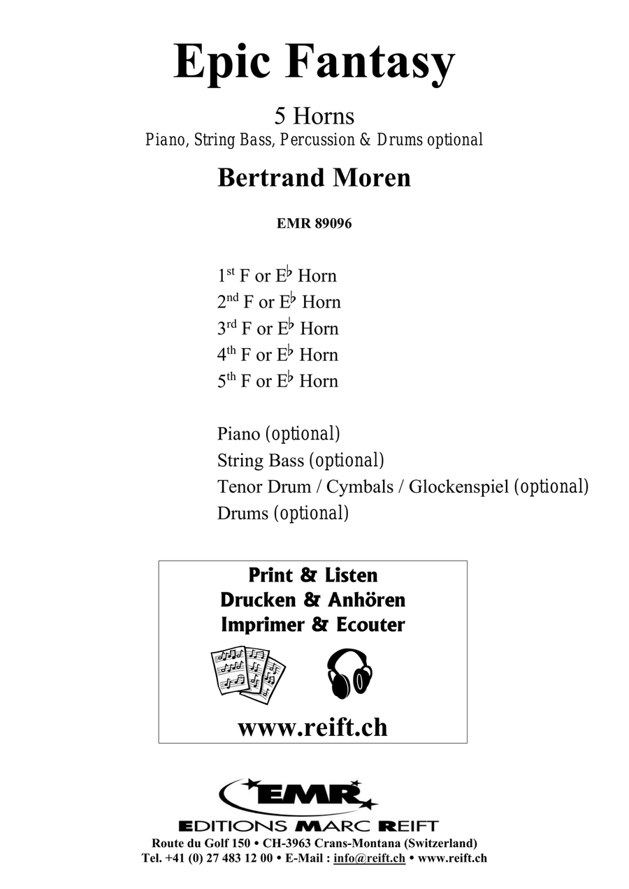 Epic Fantasy Epic Fantasy Horn scores gallery preview page 2