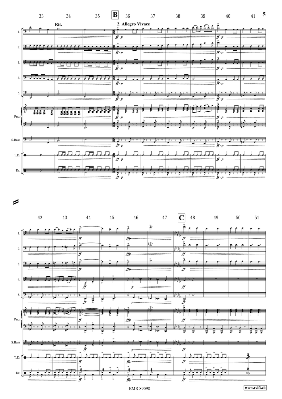 Epic Fantasy Epic Fantasy Tuba scores gallery preview page 6