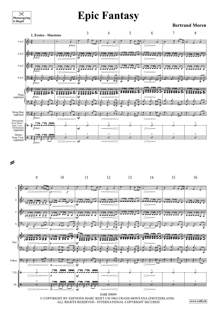 Epic Fantasy Score scores gallery preview page 4