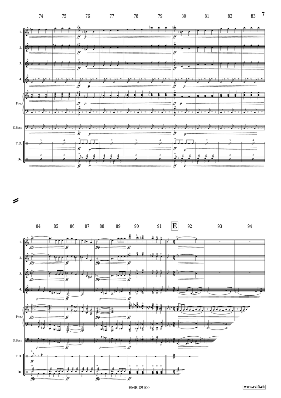 Epic Fantasy Epic Fantasy Clarinet Quartet scores gallery preview page 8