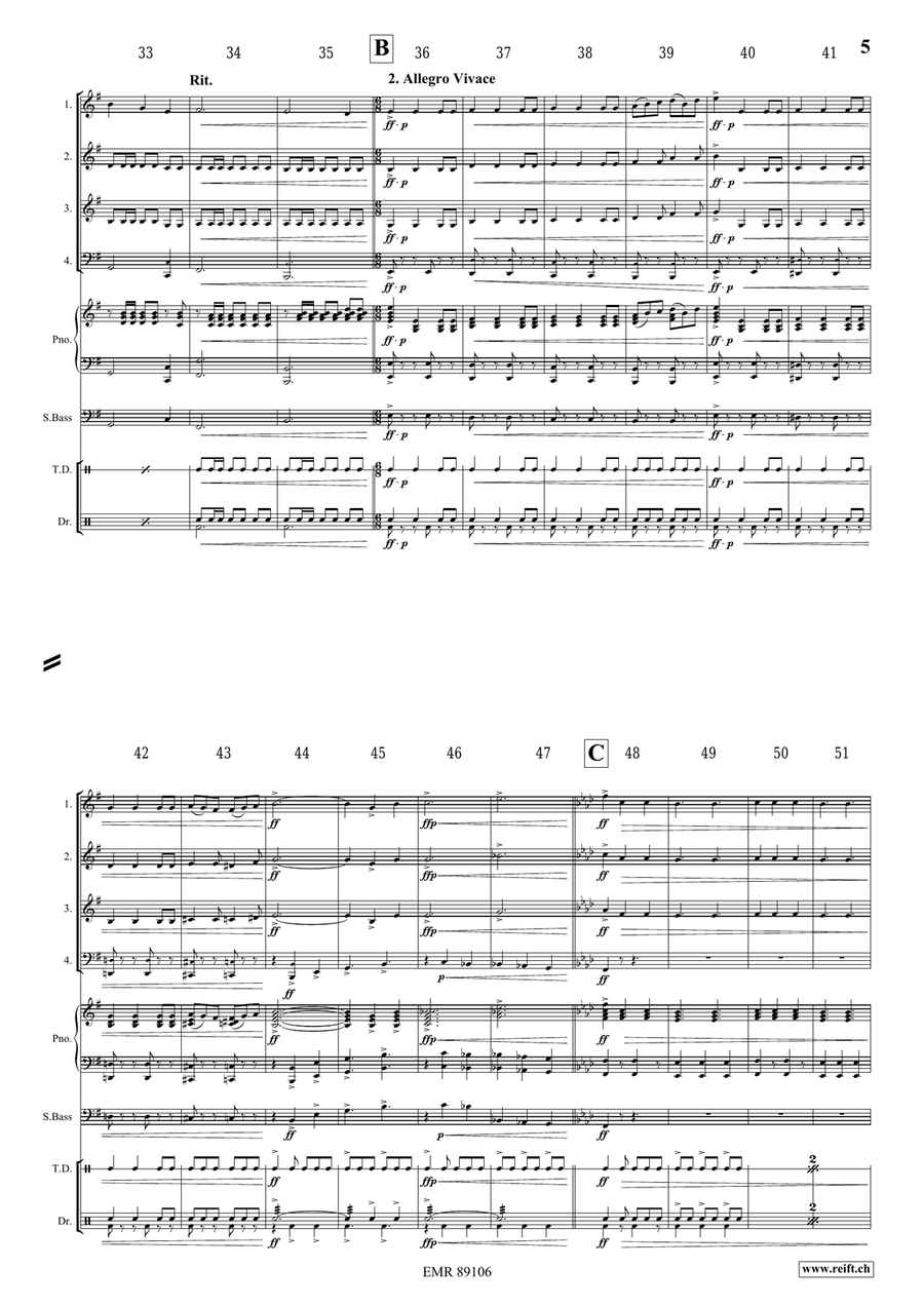 Epic Fantasy Epic Fantasy Woodwind Quartet scores gallery preview page 6