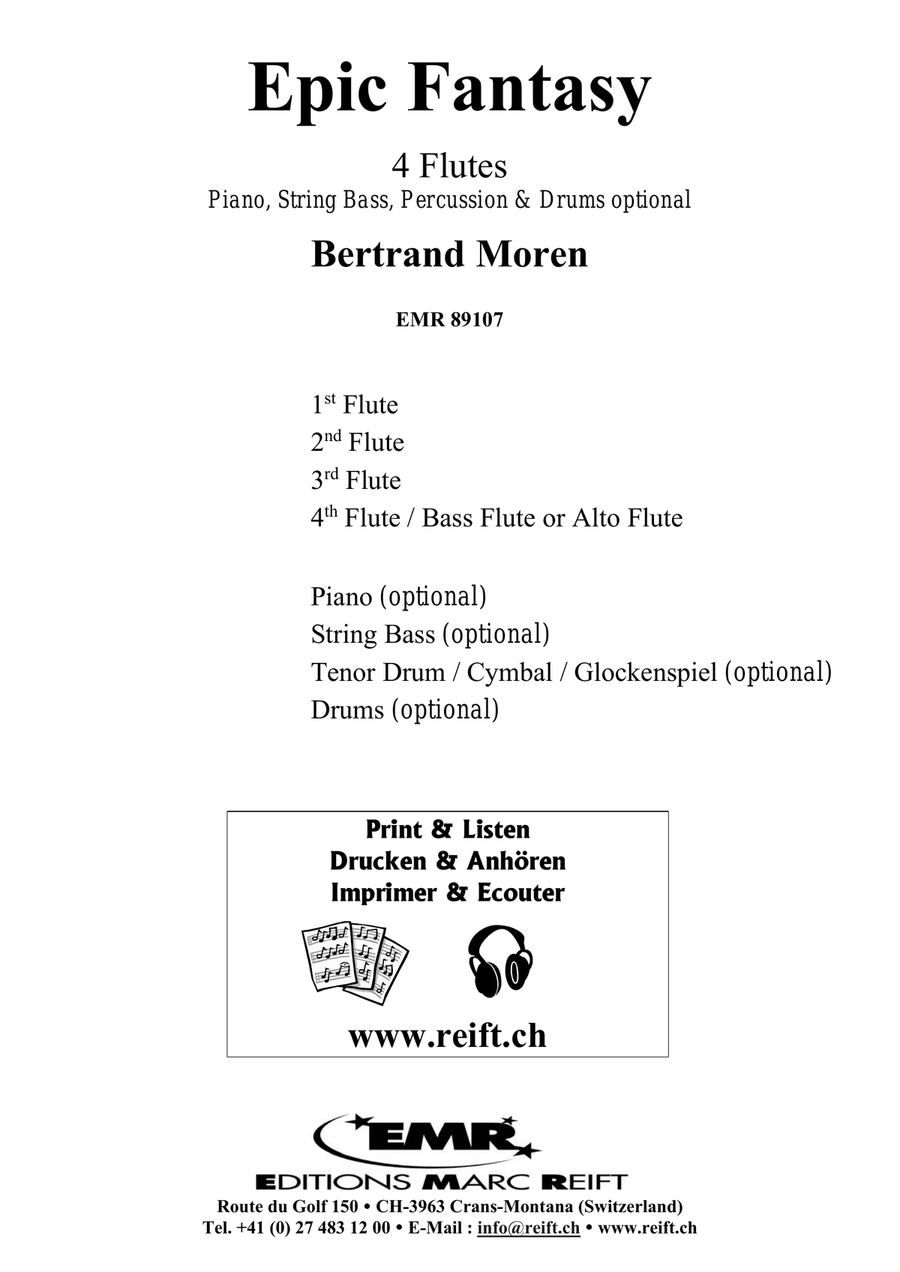 Epic Fantasy Epic Fantasy Flute Quartet scores gallery preview page 2