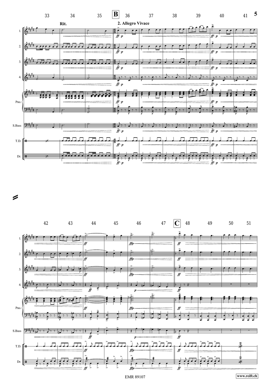 Epic Fantasy Epic Fantasy Flute Quartet scores gallery preview page 6
