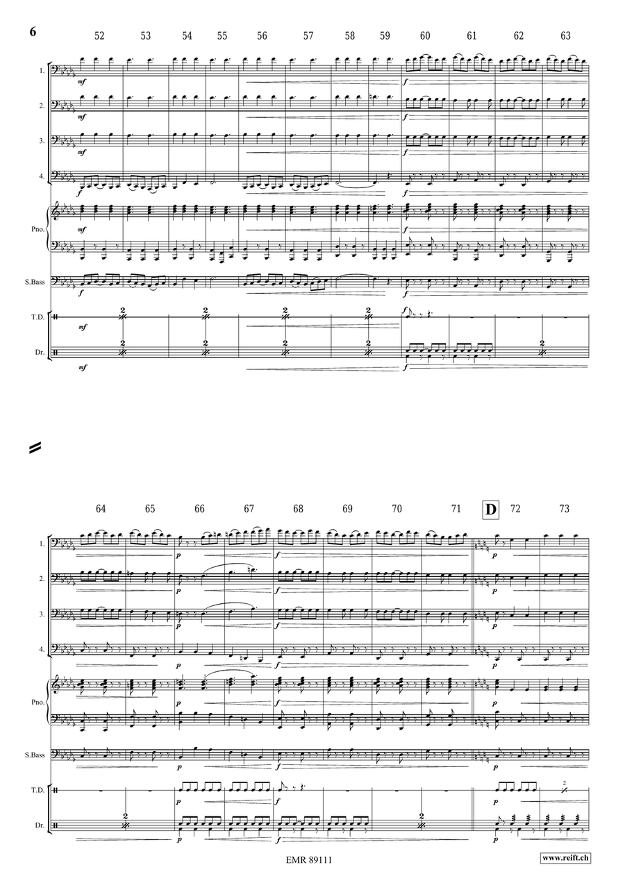 Epic Fantasy Epic Fantasy Tuba Quartet scores gallery preview page 7