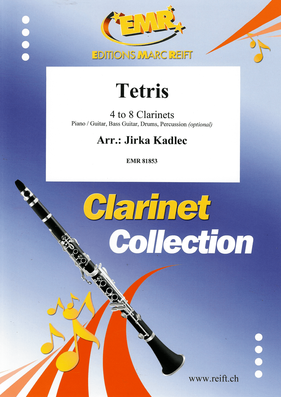 Tetris Tetris Clarinet scores gallery preview page 1