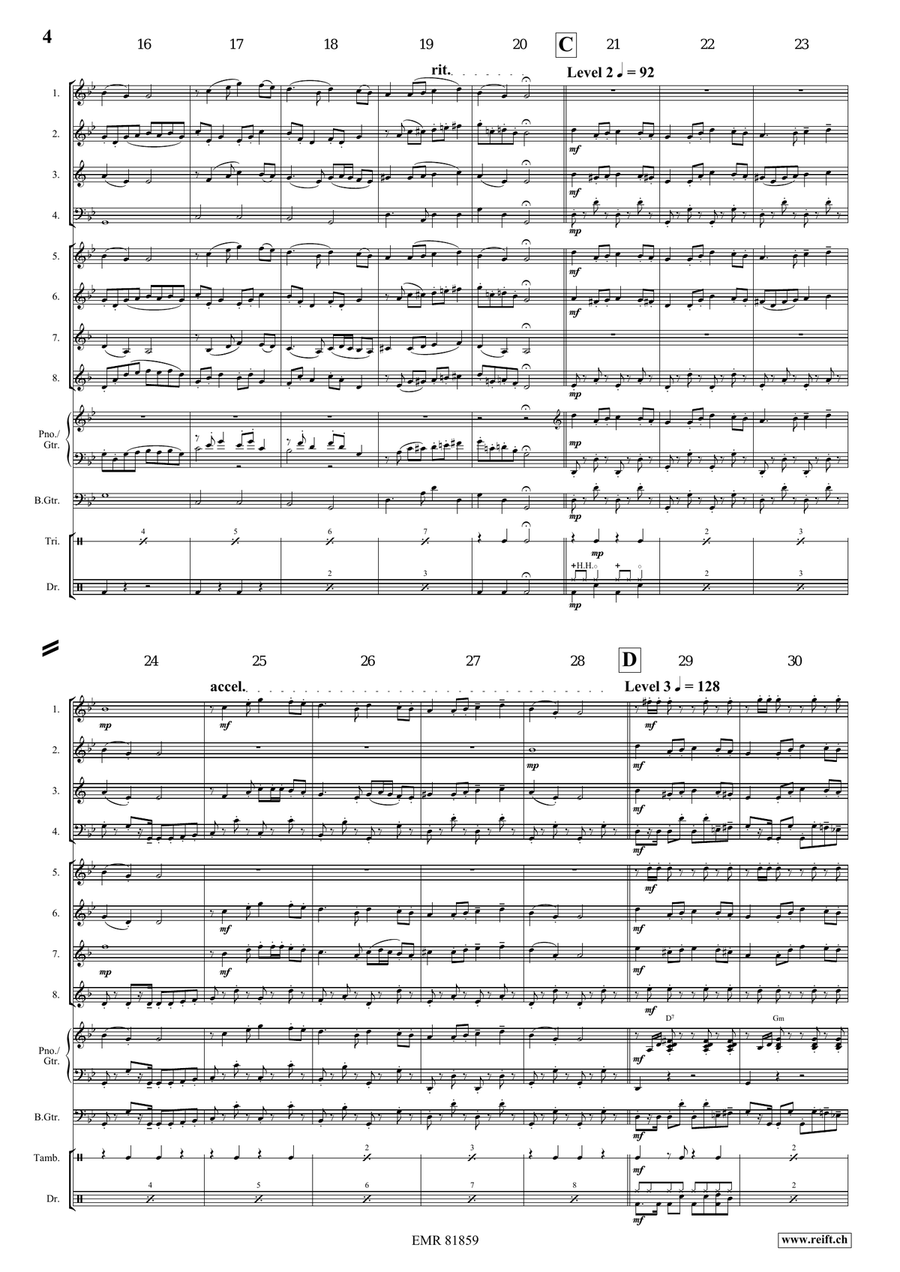 Tetris Tetris Woodwind Ensemble scores gallery preview page 5