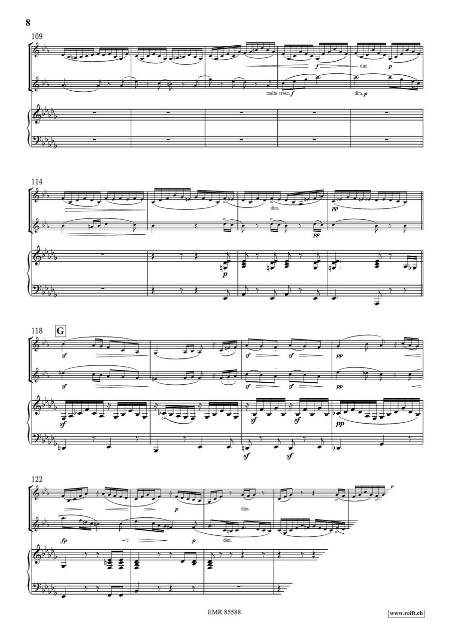 Concertpiece No. 2 by Felix Bartholdy Mendelssohn Euphonium Duet - Sheet Music page 8