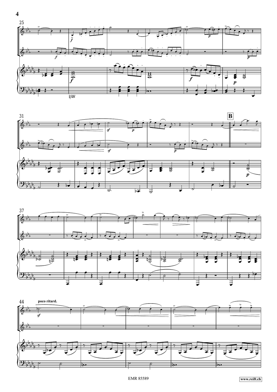 Concertpiece No. 2 by Felix Bartholdy Mendelssohn Cornet - Sheet Music page 4